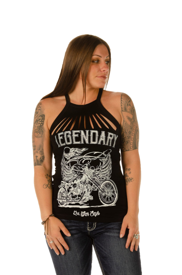 Women's Motorcycle Cut Tank Top | Ghost Rider
