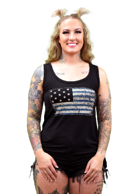 Women's Patriotic American Flag Tank Top | Liberty Tank