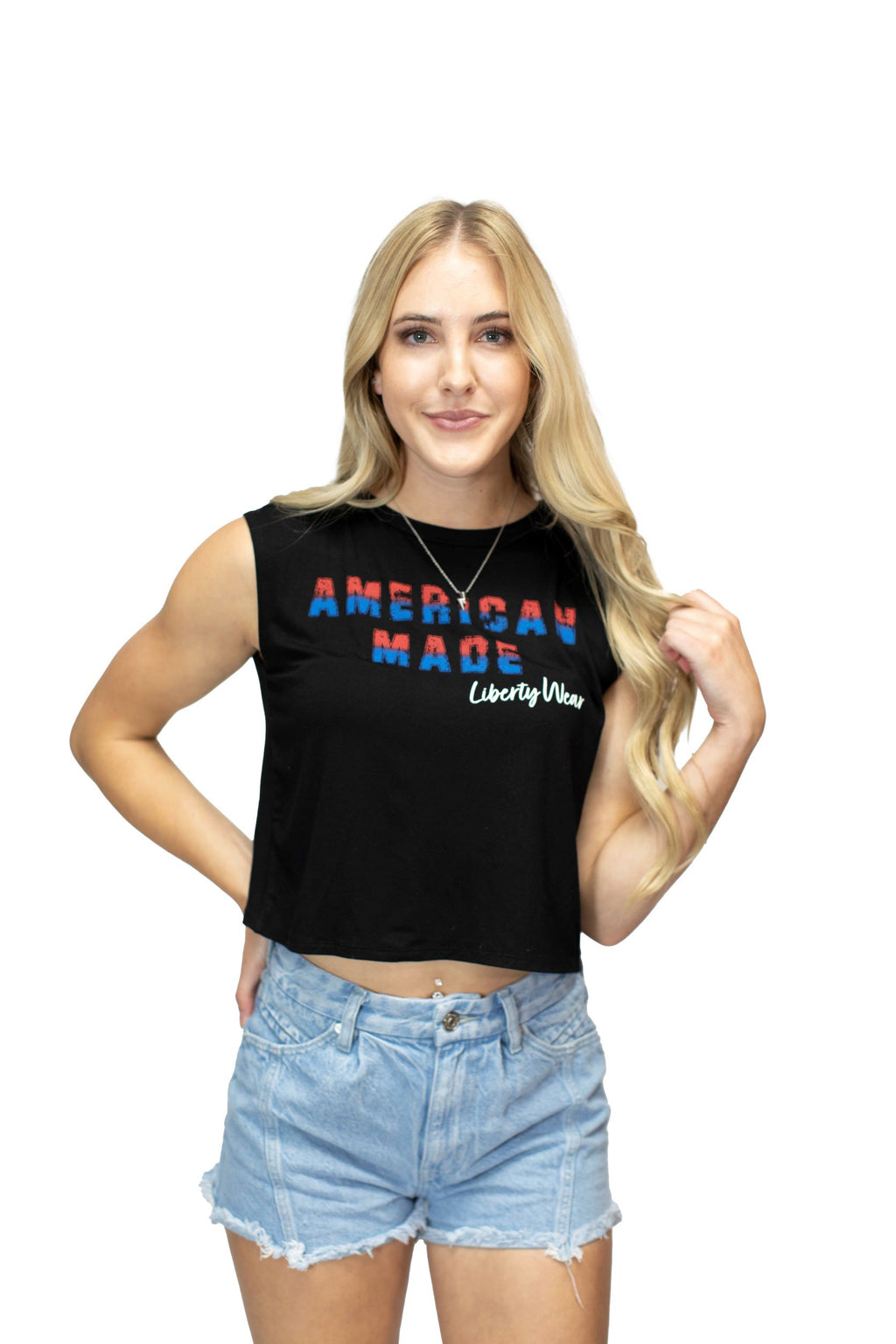 Women's Patriotic Crop Top | American Made Crop