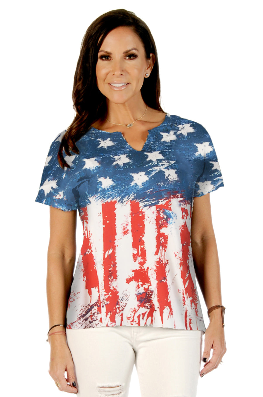 Women's American Flag Dolman Top | New Glory