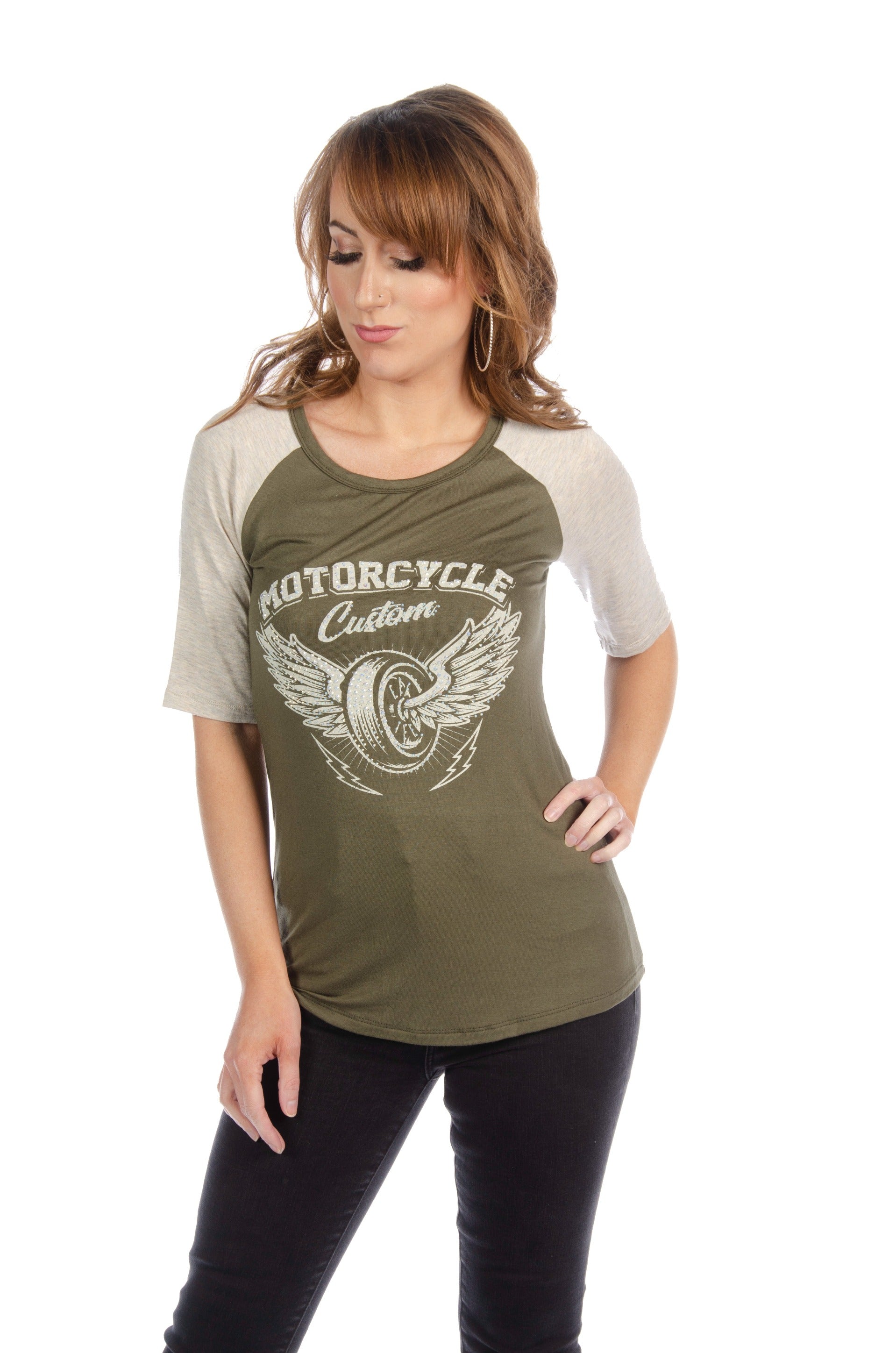 Women's Biker Graphic Tee | Axle