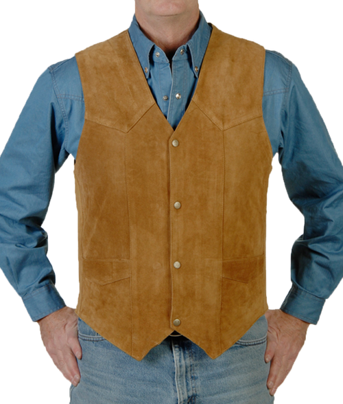 252 - Men's Suede Leather Vest