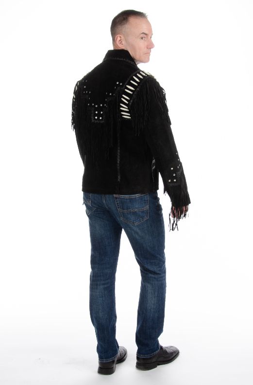 483 - Fringed Suede Jacket