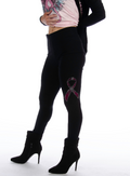 Women's Breast Cancer Awareness Rhinestone Leggings | Relentless