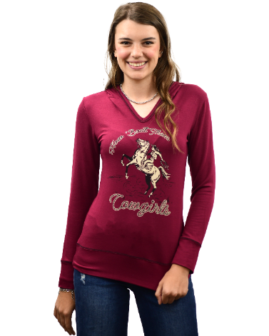 Women's Western Graphic Hoodie | How 'Bout Them Cowgirls
