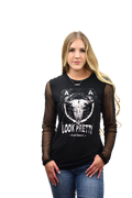 Women's Playing Card Graphic Tee | Look Pretty