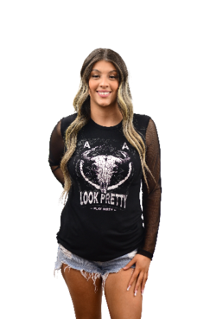Women's Playing Card Graphic Tee | Look Pretty