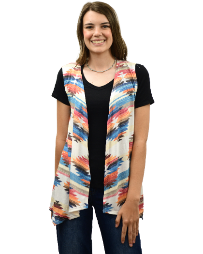 Women's Southwestern Graphic Vest | Arizona