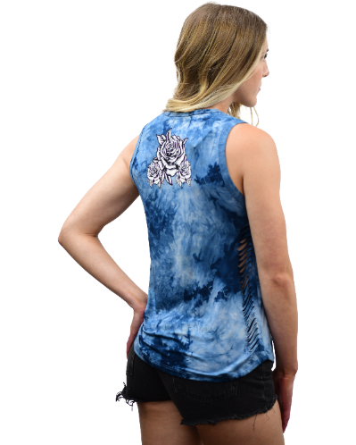 Women's Roses & Wings Rhinestone Tank Top | Roses and Wings