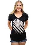 Women's Patriotic Flag Top | Lincoln