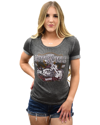 Women's Motorcycle Graphic Tee | 1989 Legend