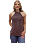 Women's Metallic Halter Tank Top | Limited Edition Mae West