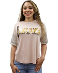 Women's Country Concert Graphic Tee with Sequin Sleeves | Poor Choices