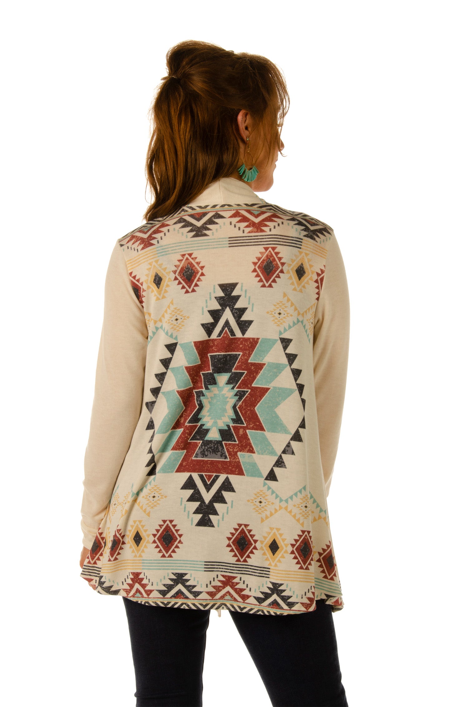 Women's Aztec Western Cardigan | Shape of Lines
