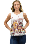 Women's Western Lace Back Tank Top | Rides Away
