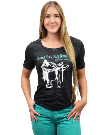 Women's Western Graphic Tee | Saddle Cowboy