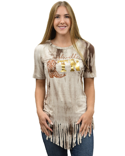 Women's Nashville Fringe Graphic Tee | Kickin' Nashville