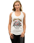 Women's Motorcycle Halter Tank Top | Vintage Race Tank