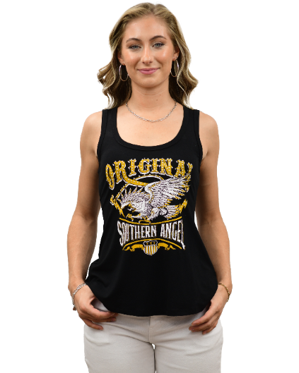 Women's Southern Angel Eagle Graphic Tank Top | Southern Angel