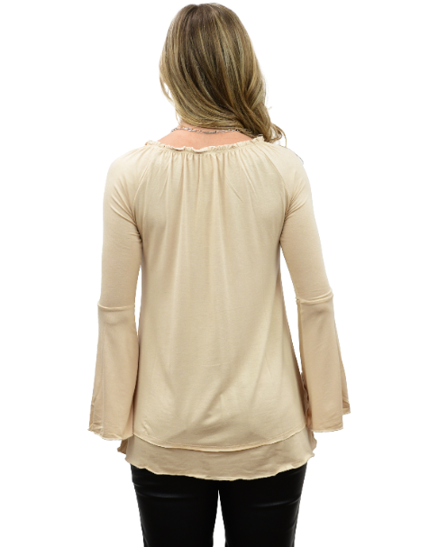 Women's Bell Sleeve Horse Graphic Tunic Top | Stay Wild