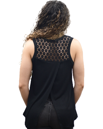 Women's Motorcycle Lace Back Tank Top | Born To Ride
