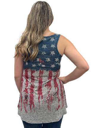Women's Patriotic Flag Tank Top | Faded Glory Tank