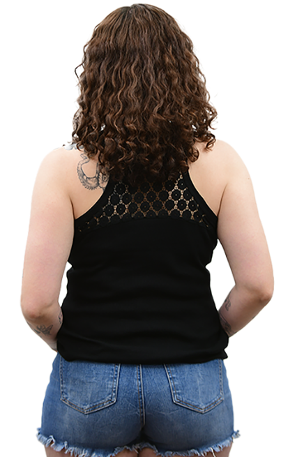 Women's Motorcycle Ribbed Tank Top | Born To Ride Handlebars