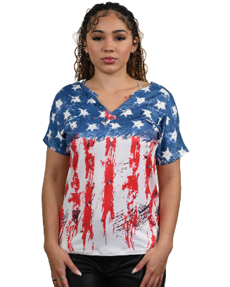 Women's American Flag Dolman Top | New Glory