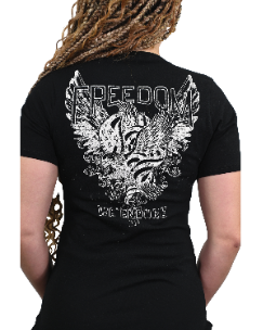 Women's Patriotic Eagle Graphic Tee | Freedom Forever