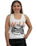 Women's Motorcycle Mesh Back Tank Top | Rebels Never Die