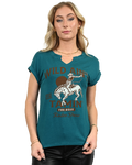 Women's Bucking Bronc Graphic Tee | Ain't for Tamin'
