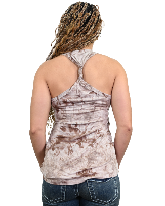 Women's Winged Cross Tie-Dye Tank Top | Golden Guardian
