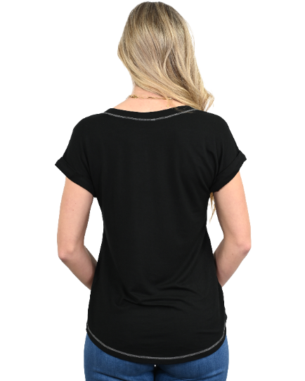 Women's Feather Graphic Tee | Sunset Secrets