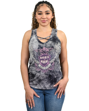 Women's Motorcycle Graphic Tank Top | Road Queen