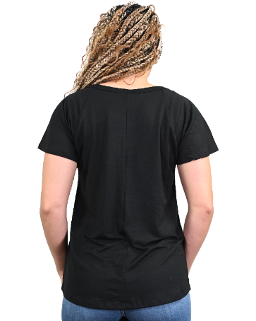 Women's Pink Ribbon Rhinestone Graphic Tee | Save the Rack