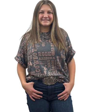 Women's Rodeo Graphic Tee | The Rodeo's in Town