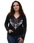 Women's Motorcycle Graphic Hoodie | Born Free