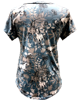 Women's Horse Print Relaxed Fit Tee | Trailblazer