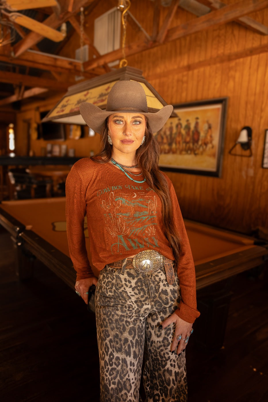 Women's Western Graphic Sweater | Cowboy Take Me Away