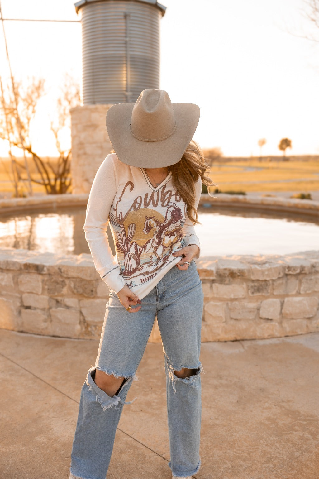 Women's Western Graphic Hoodie | Rides Away