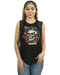 Women's Skull Graphic Sleeveless Top | True Love
