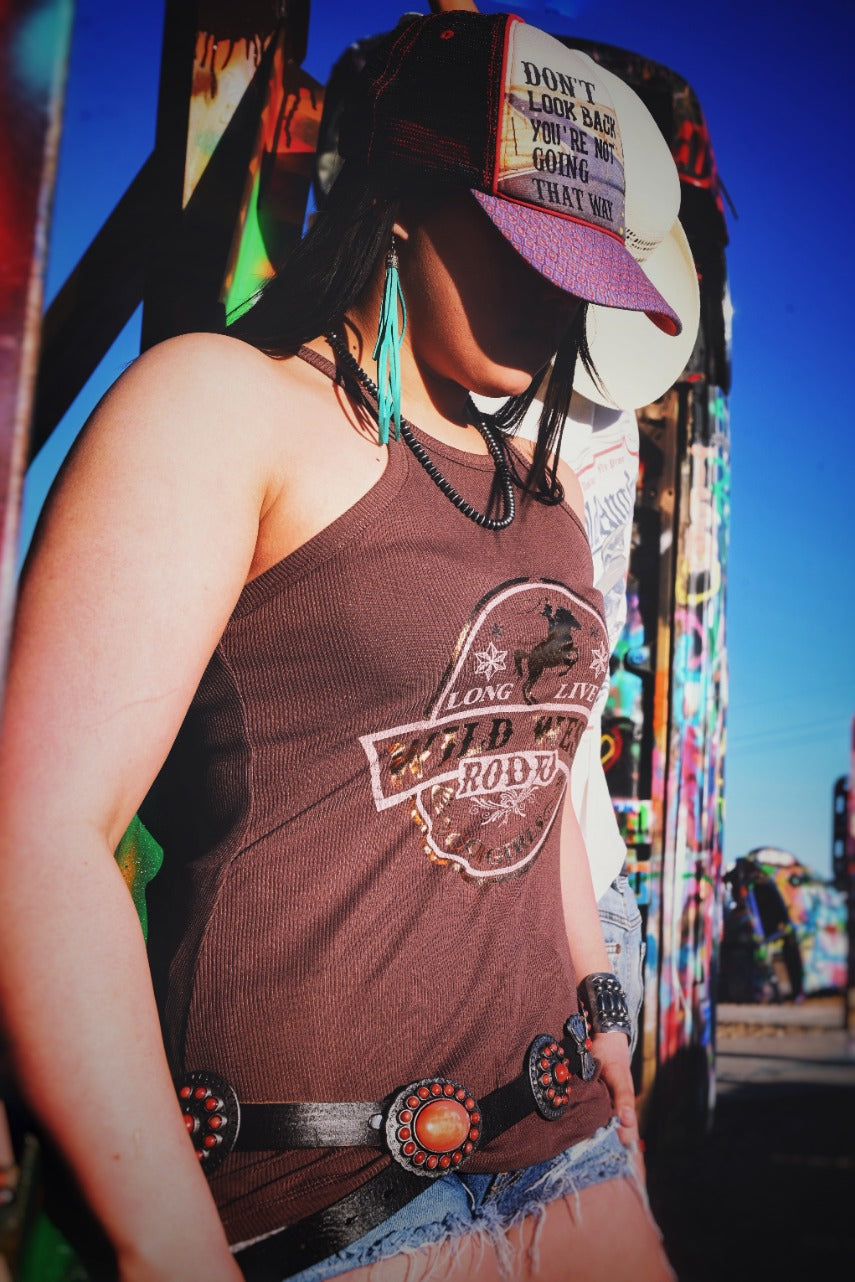 Women's Western Rib Tank Top | Long Live Cowgirls