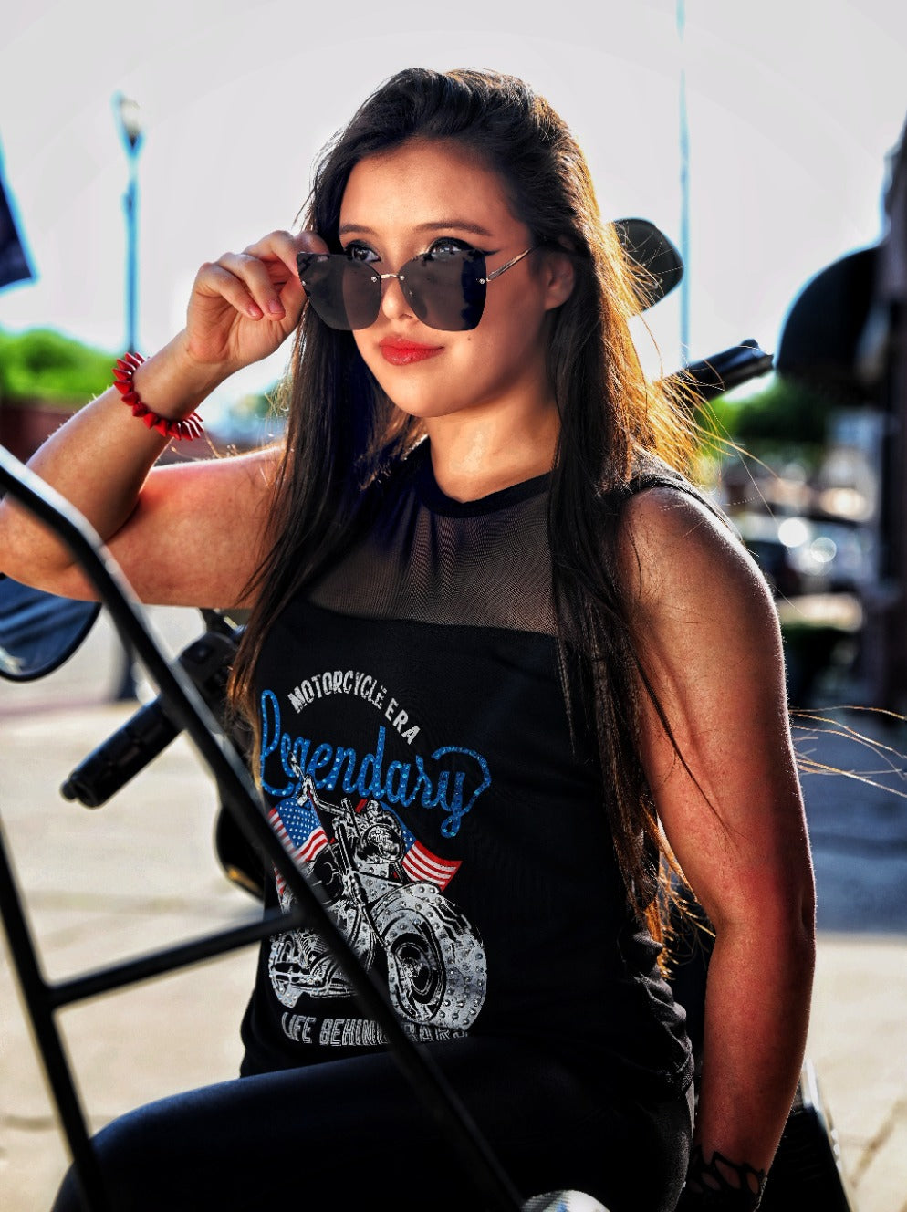 Women's Motorcycle Graphic Tank Top | Legendary Motorcycle Era
