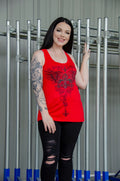Women's Fleur De Lis Rhinestone Graphic Tank Top | Ace