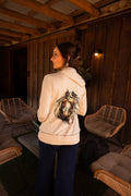 Women's Brushstroke Horse Graphic Zip Jacket | Cheyenne