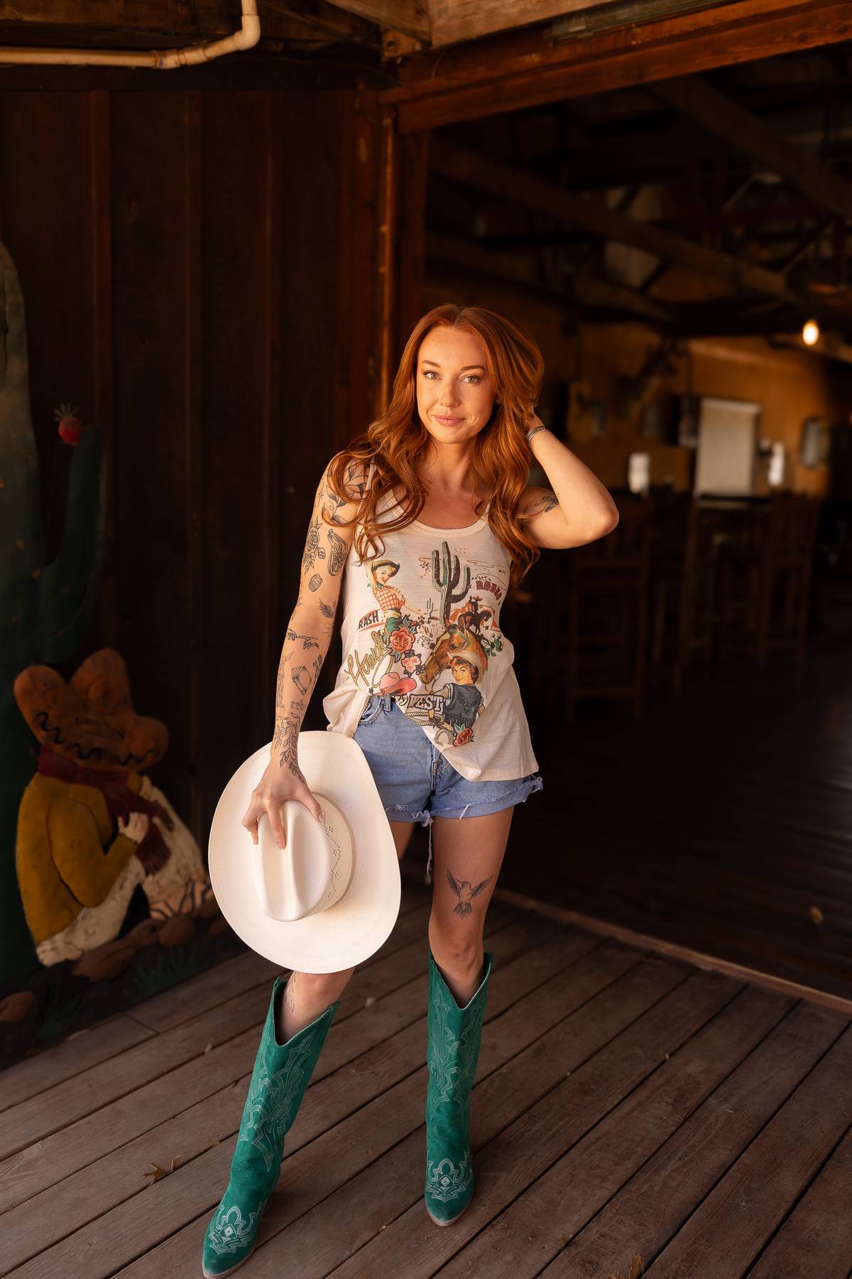 Women's Wild West Graphic Tank Top | Howdy Vintage