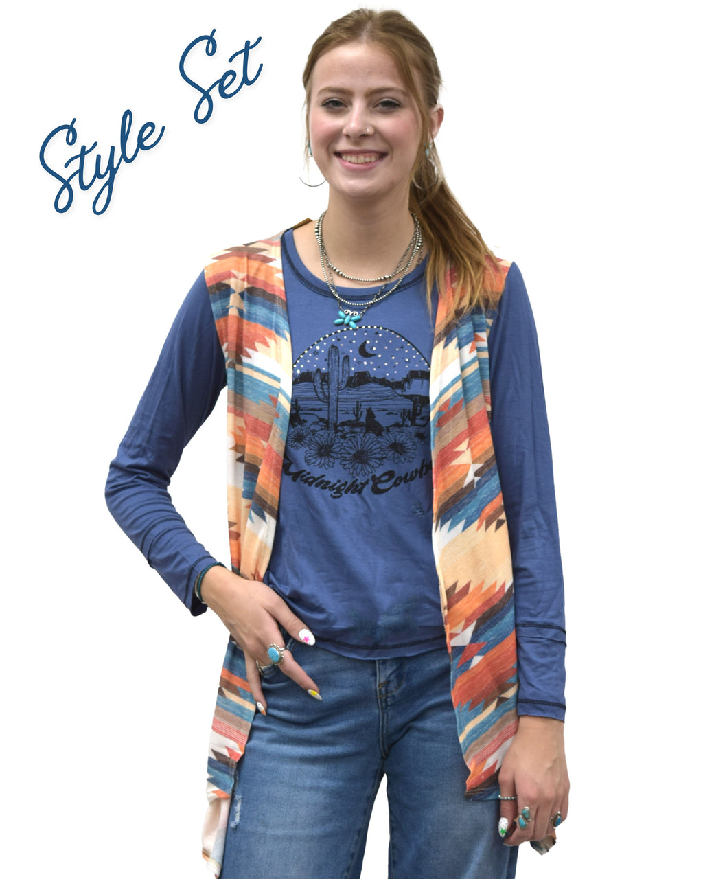 Women's Southwestern Graphic Vest | Arizona