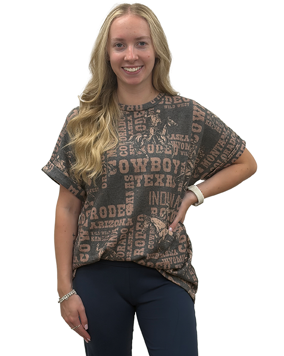 Women's Rodeo Graphic Tee | The Rodeo's in Town