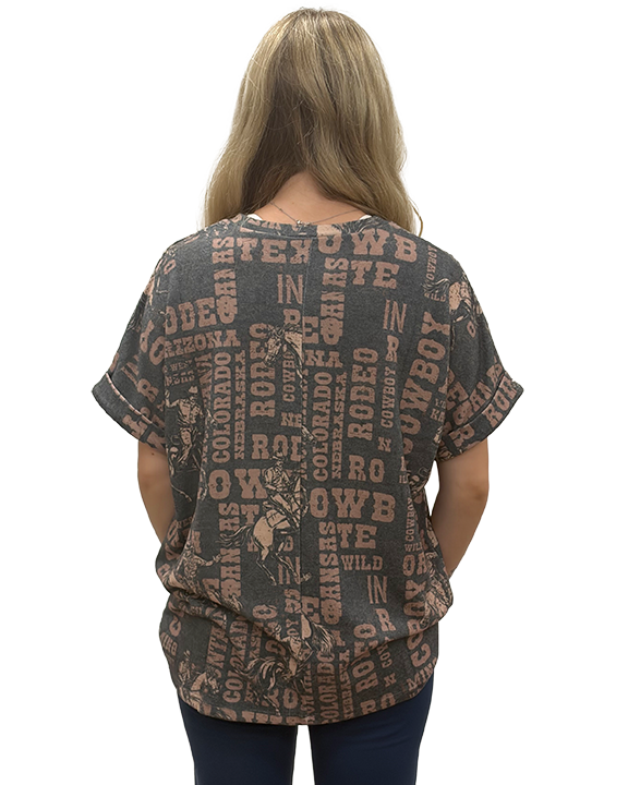 Women's Rodeo Graphic Tee | The Rodeo's in Town