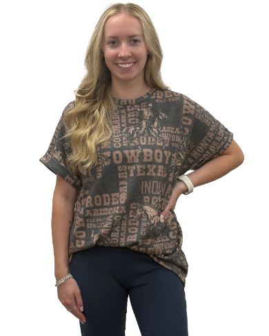 Women's Rodeo Graphic Tee | The Rodeo's in Town